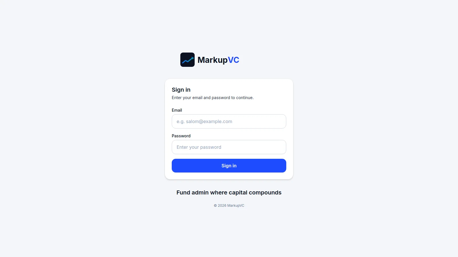 Fund Admin